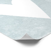 後を追ハート ポスター (角)