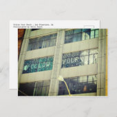 後を追ハート ポストカード (正面/裏面)