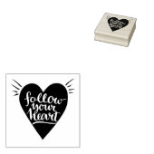 後を追ハート ラバースタンプ (押印)