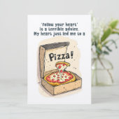 後を追ハート?私のGPSはピザにセット!! 招待状 (スタンド正面)