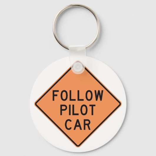 後を追パイロット キーホルダー (正面)