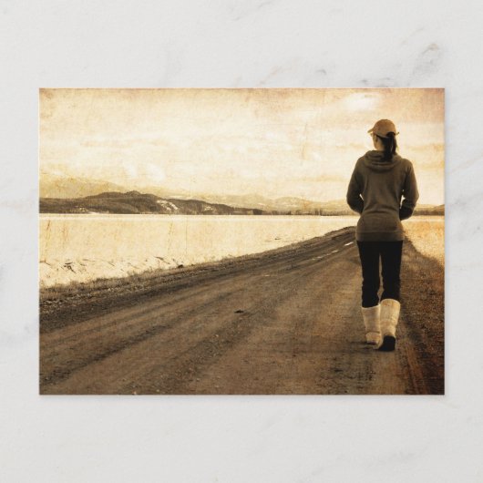 後を追パス ポストカード (正面)