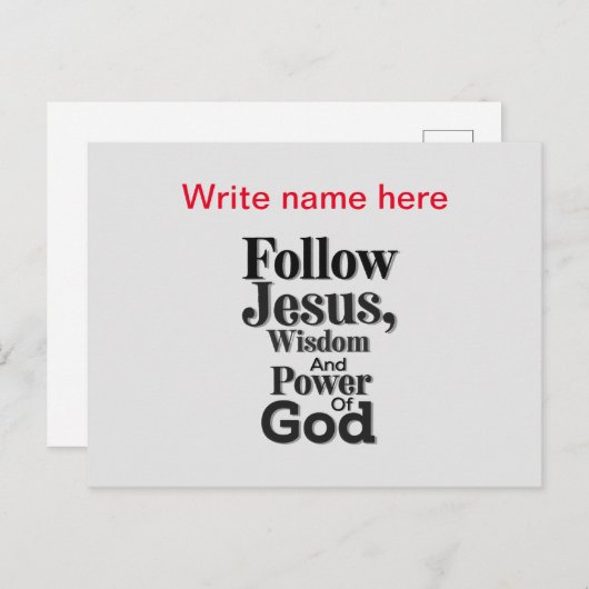 後を追パーソナライズされた葉書 ポストカード (正面/裏面)