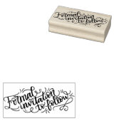 後を追フォーマル招待 ラバースタンプ (押印)