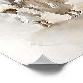 後を追メイエズウォーターカラーアートプリント ポスター (角)