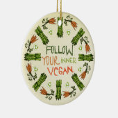 後を追内ビーガンオーナメント セラミックオーナメント (右)
