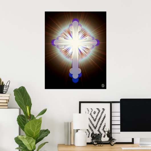 後を追十字架 ポスター (ホームオフィス)