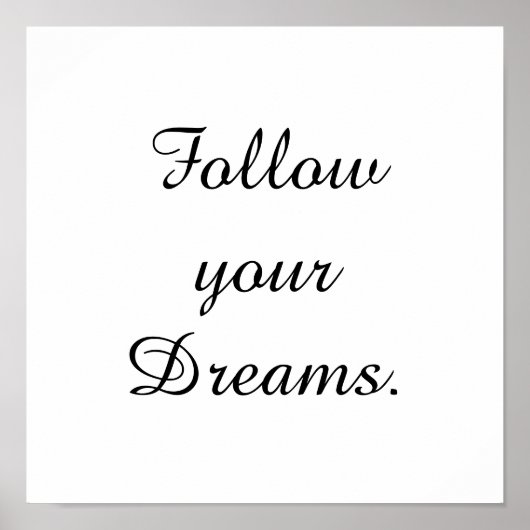 「後を追君の夢だよ」 ポスター (正面)