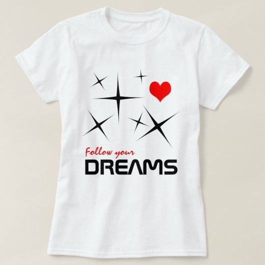 後を追夢のカスタマイおもしろいズ Tシャツ (デザイン正面)