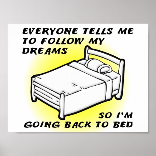 後を追夢のポスターおもしろい ポスター (正面)