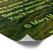 後を追夢のポスター感動的 ポスター (角)