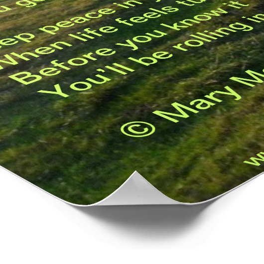 後を追夢のポスター感動的 ポスター (角)