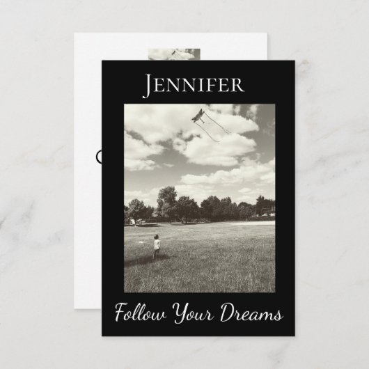 後を追夢の卒園インスピレーション (正面/裏面)