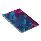 後を追夢の引用文カラフル花 ノートブック (右側)