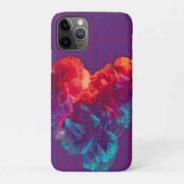 後を追夢の引用文カラフル花 iPhone 11 PROケース