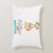 後を追夢キツネ アクセントクッション (正面(垂直))