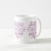 後を追夢マグ コーヒーマグカップ (正面右)