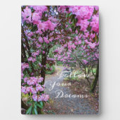 後を追夢引用文ガーデンパス フォトプラーク (正面)