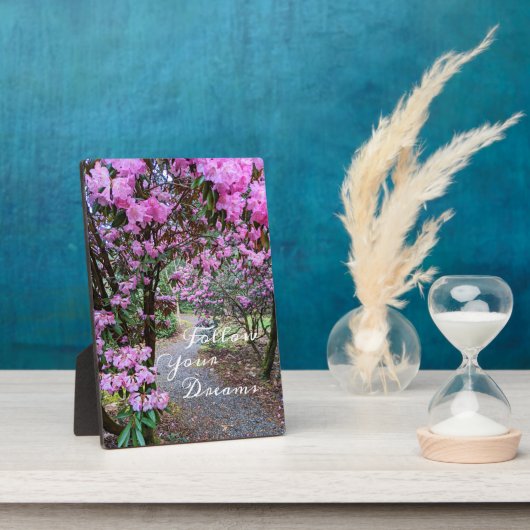 後を追夢引用文ガーデンパス フォトプラーク (側面)