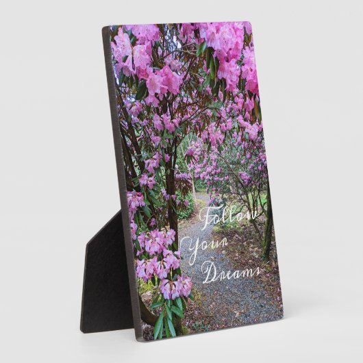 後を追夢引用文ガーデンパス フォトプラーク (側面)