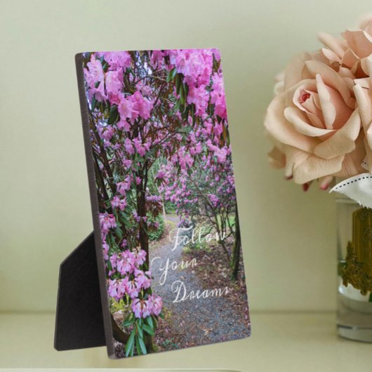 後を追夢引用文ガーデンパス フォトプラーク