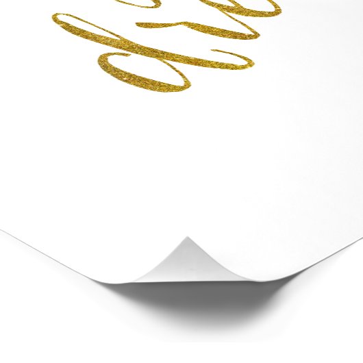 後を追夢引用文金フェイク箔メタリック フォトプリント (角)