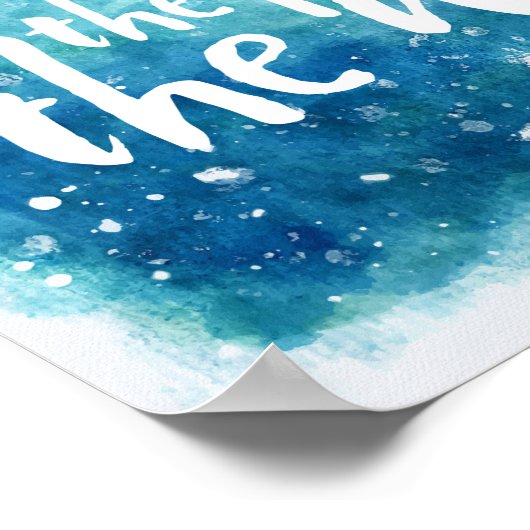 後を追夢引用文 ポスター (角)