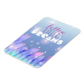 後を追夢感動的引用文 マグネット (左側)