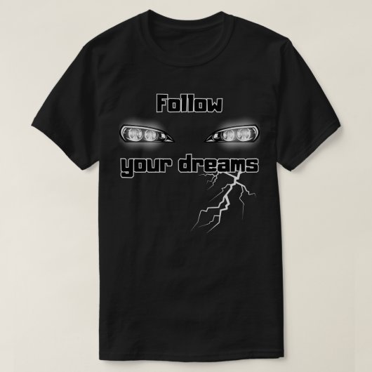 後を追夢3 Tシャツ (デザイン正面)
