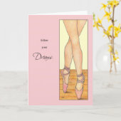 後を追夢 カード (黄色い花)