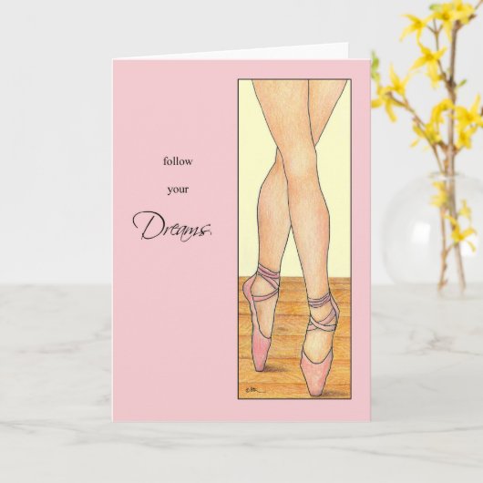 後を追夢 カード (黄色い花)