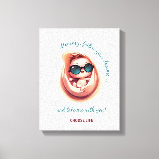 後を追夢 キャンバスプリント (正面)