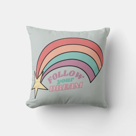 後を追夢 クッション (正面)