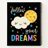 後を追夢 |クラウドと月 ノートブック (裏面)