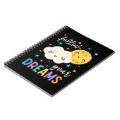 後を追夢 |クラウドと月 ノートブック (左側)