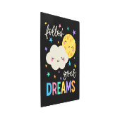 後を追夢 |クラウドと月 メタルプリント (3/4)