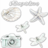 後を追夢 シール (正面)