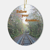 後を追夢 セラミックオーナメント (左)