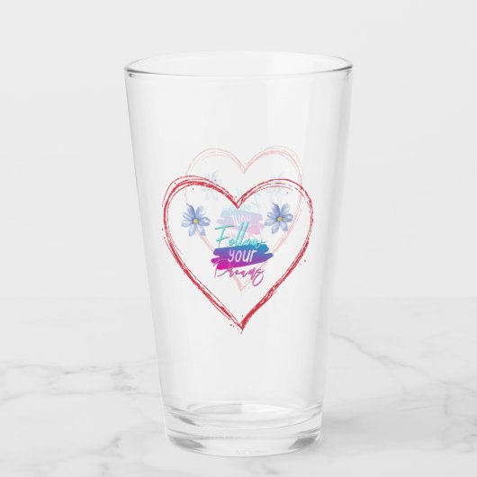 後を追夢 タンブラーグラス (正面)