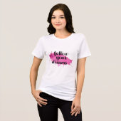 後を追夢 トライブレンドTシャツ (正面全面)