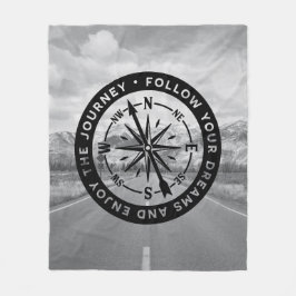 後を追夢 フリースブランケット