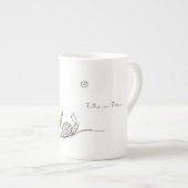 後を追夢 ボーンチャイナマグカップ (正面右)