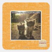 後を追子 スクエアシール (正面)