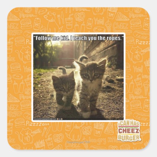 後を追子 スクエアシール (正面)