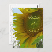 後を追息子よ！ポストカードにクリスチャンのメッセージ ポストカード (正面/裏面)