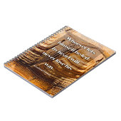 後を追感動的ハート ノートブック (左側)