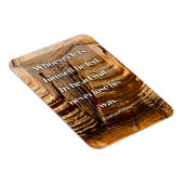 後を追感動的ハート マグネット (右側)