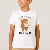 後を追指保指 Tシャツ (正面)