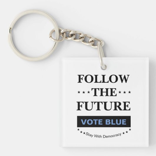 後を追未来 キーホルダー (正面)