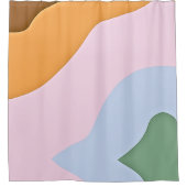 後を追流れ！ シャワーカーテン (正面)